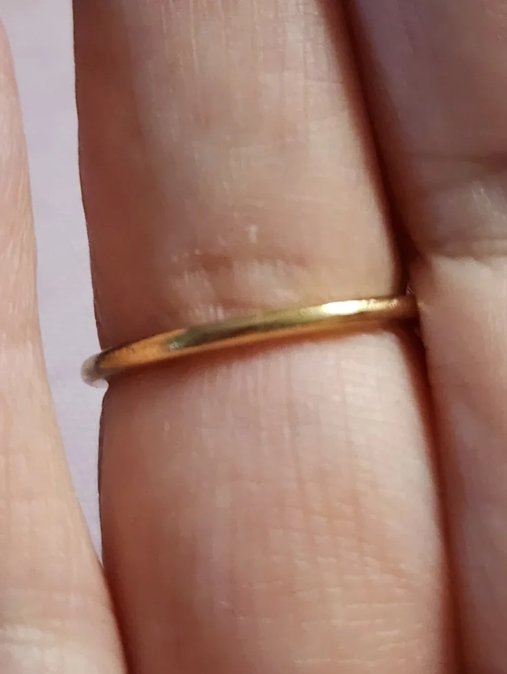 Goldtone Infinity Ring